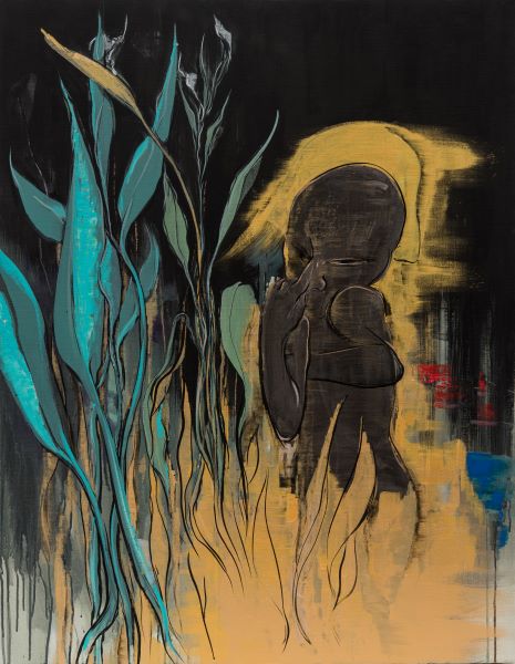 [2015] Bird of Paradise Flowers, Ac...as, 116x90cm